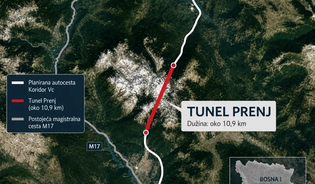 Tunel prenj trasa biznisinfo
